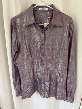 Ranch Dress’n Metallic Lavender Rodeo Shirt